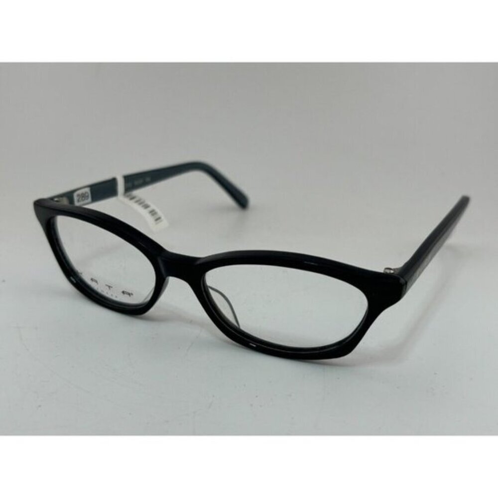 KATA - Style 42 NOIR 140mm Black Plastic Oval Eyeglass Frames